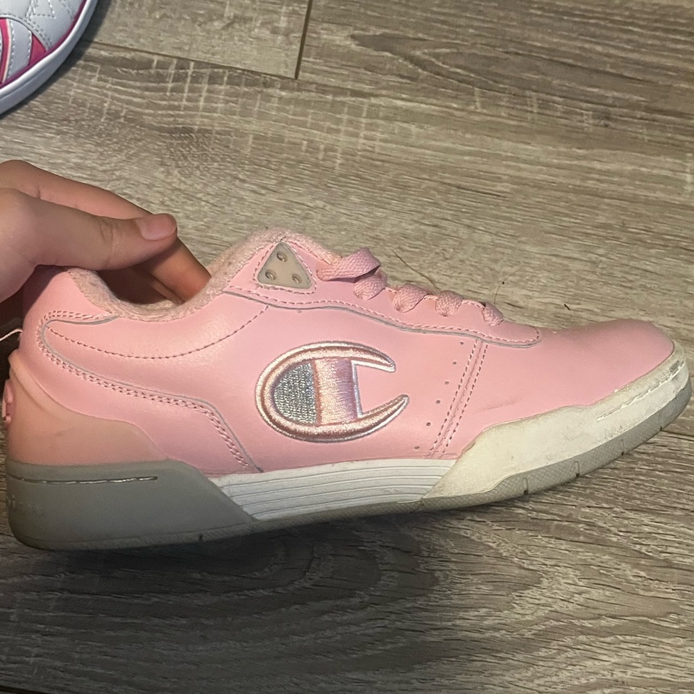 Pink champion shoes